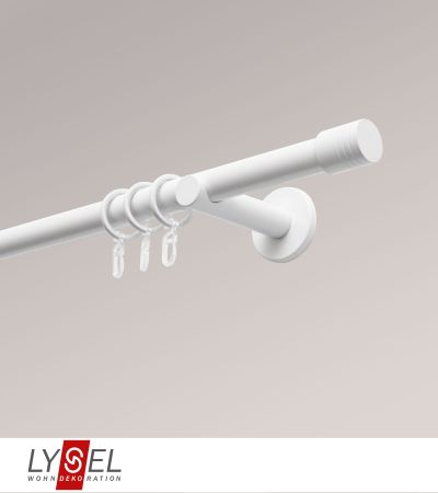 Lysel - SET Opal 160cm Träger offen Träger offen mit Endstücke Zylinder in Weiß